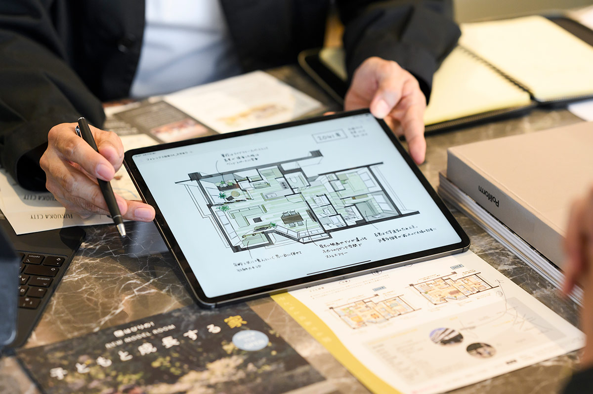 アクタス福岡店にて対談