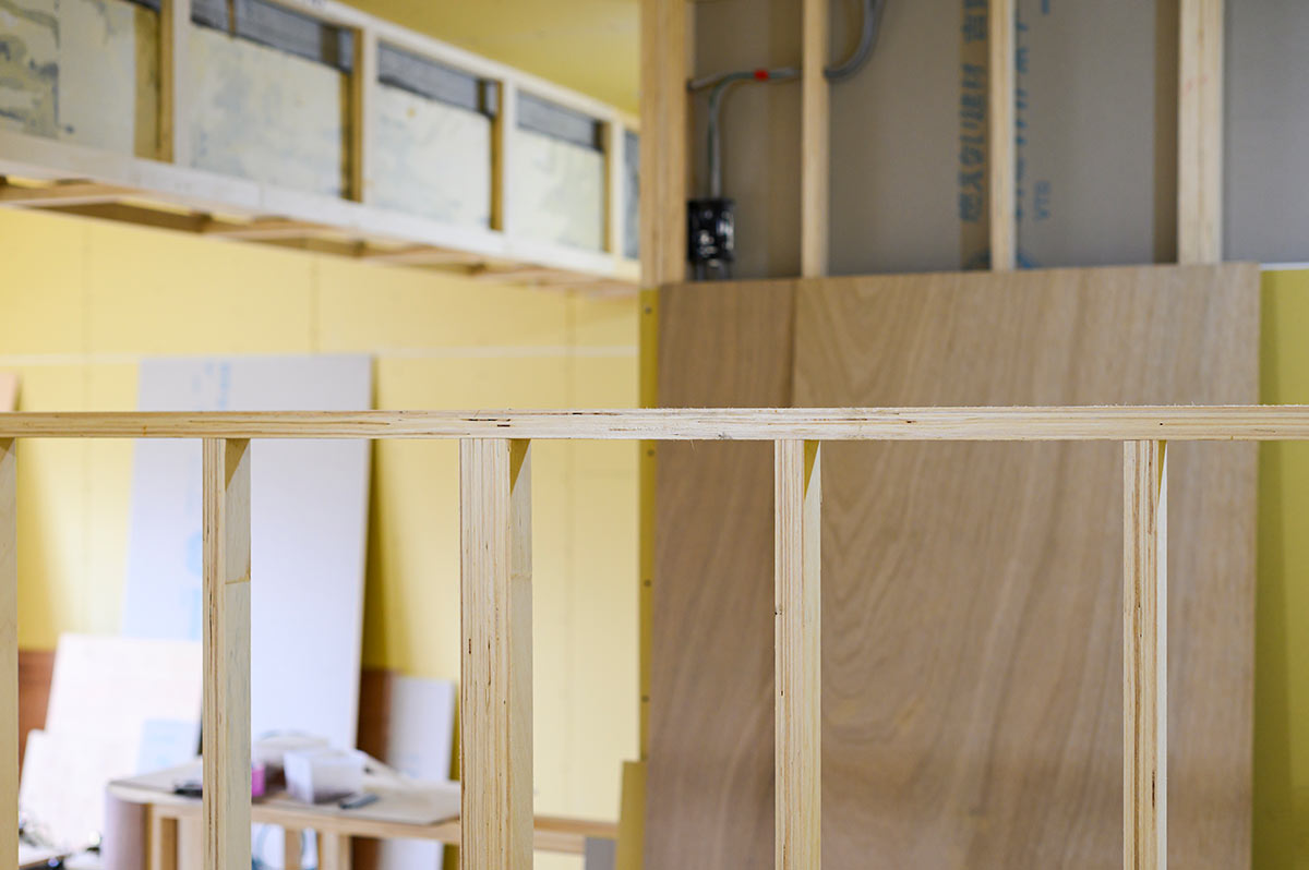 リノベーション工事中の写真