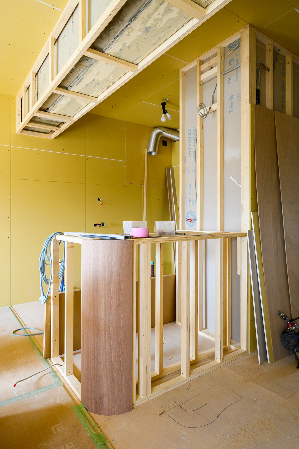 リノベーション工事中の写真