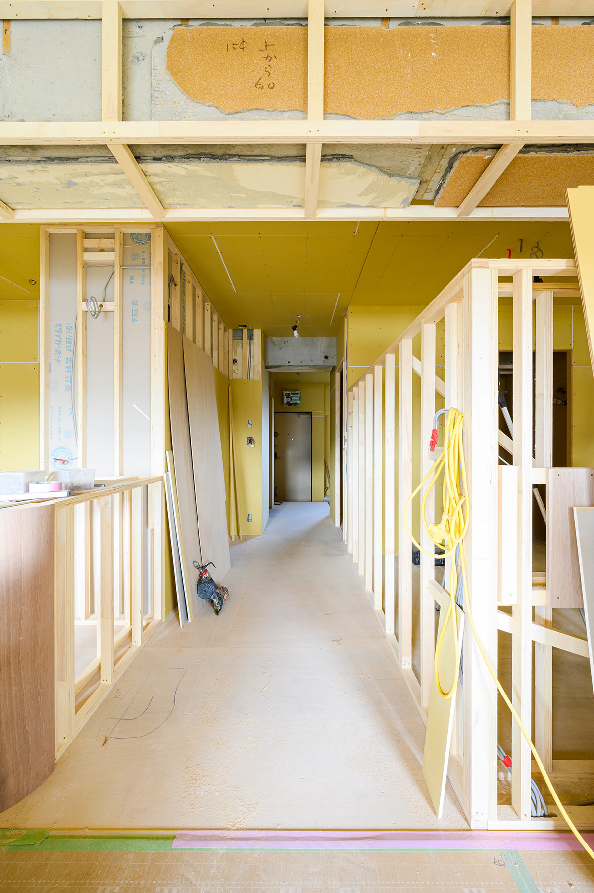 リノベーション工事中の写真