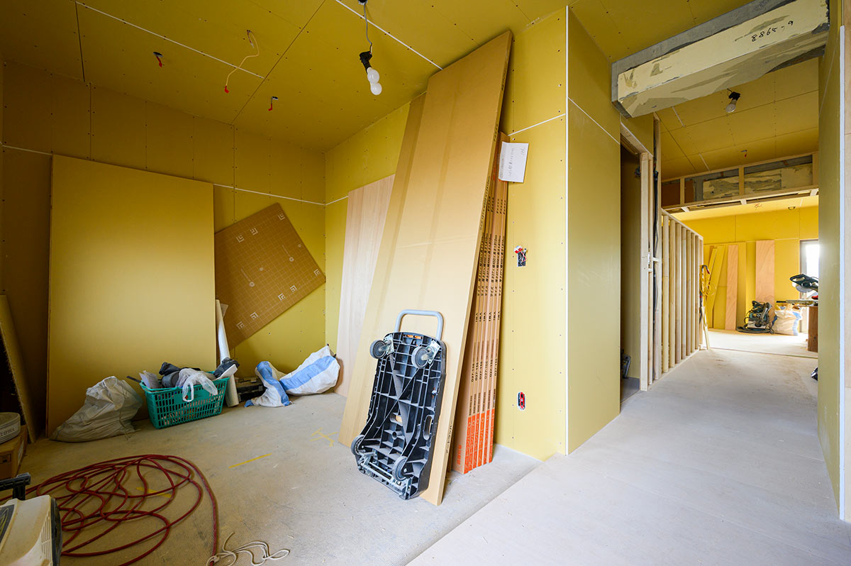 リノベーション工事中の写真