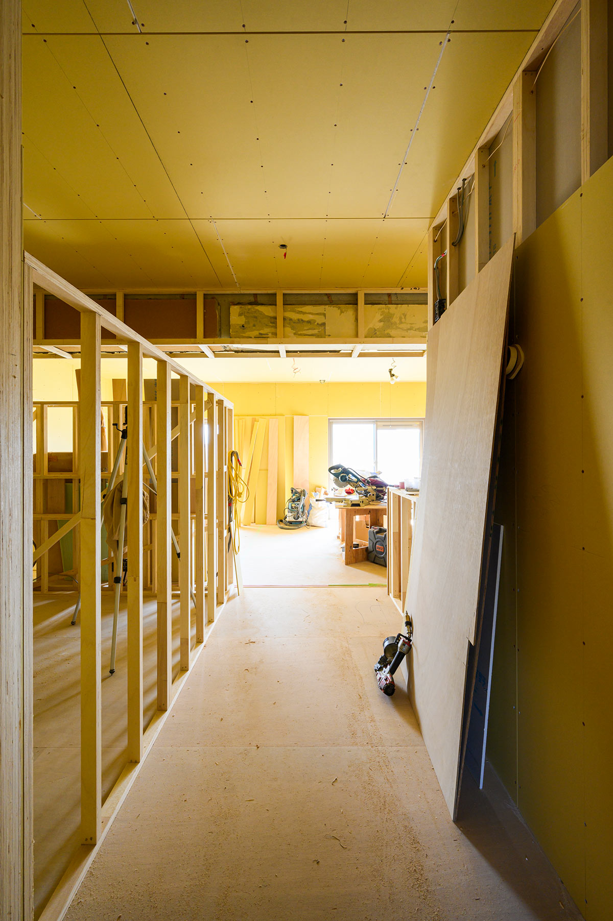 リノベーション工事中の写真