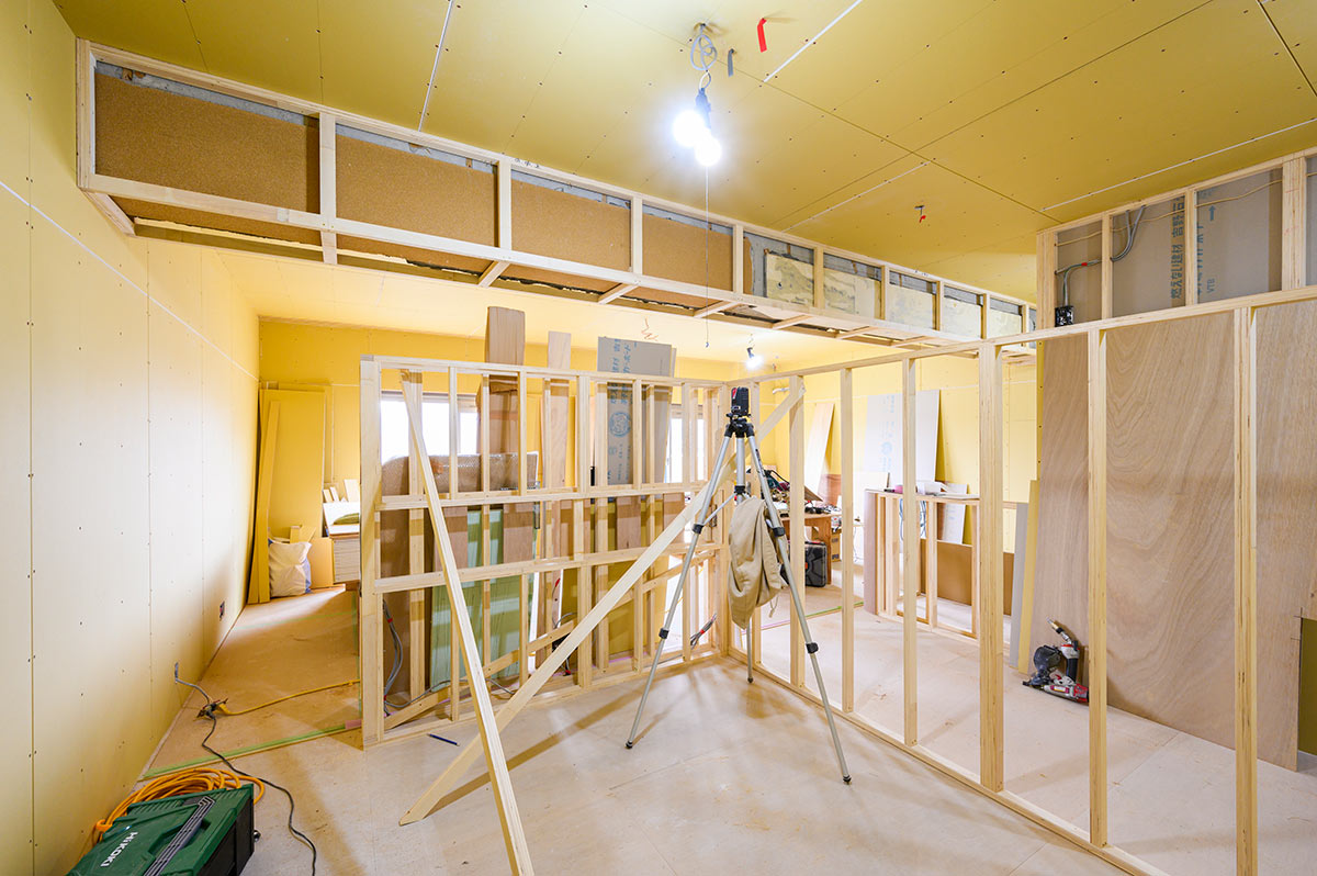リノベーション工事中の写真