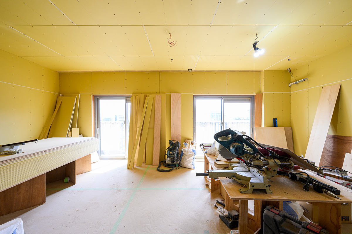 リノベーション工事中の写真