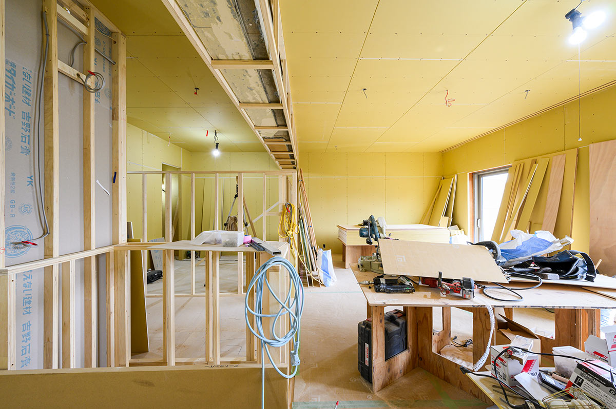 リノベーション工事中の写真